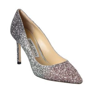 Jimmy Choo Romy 85 Glitter Pump, Pink